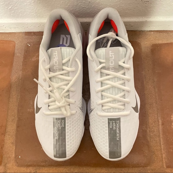 Nike Other - Nike Men's Force Zoom Trout 7 Pro Metal Baseball Cleats White Size: 8.5